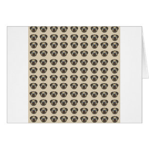 Cartão azulejo pug bg