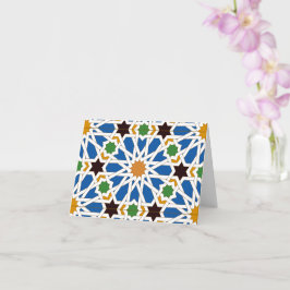 Cartão Azulejos Andaluzes 10 (Real Alcazar, Sevilha)