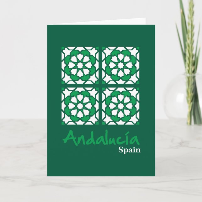 Cartão Azulejos Andaluzes 2 (Frente)