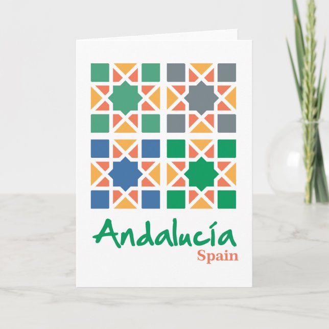 Cartão Azulejos Andaluzes 4 (Frente)