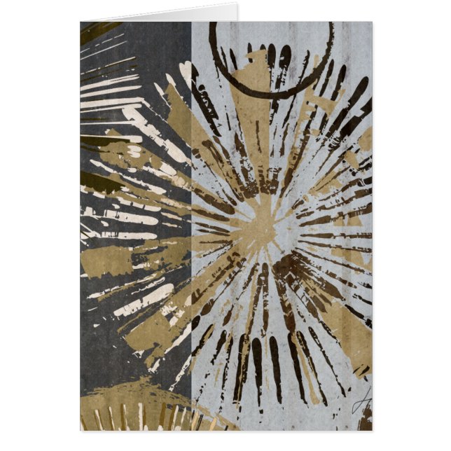 Cartão Azulejos de explosão III (Frente)