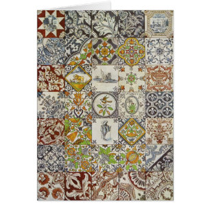 Cartão Azulejos holandeses