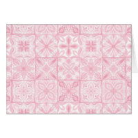 azulejos ornamentados cor-de-rosa