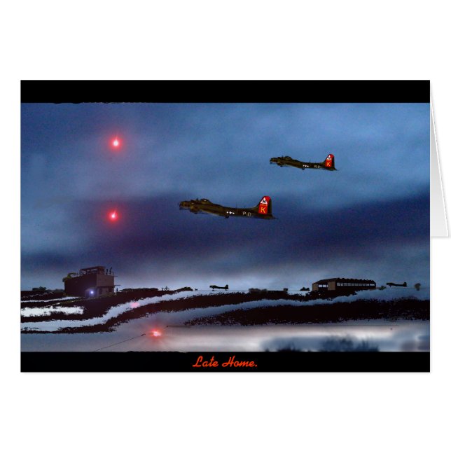 Cartão B17 Atraso em casa (Frente Horizontal)