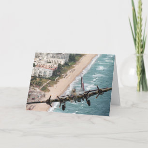 Cartão B-17 Off Florida Coast note card