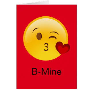 Cartão B-Mine Emoji Valentijnskaart