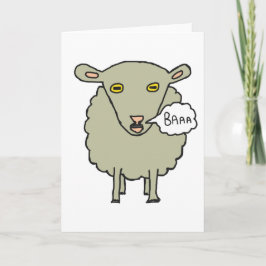 Cartão Baa Sheep