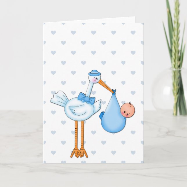 Cartão Baby Boy Card (Frente)