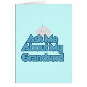 Cartão Baby Boy pergunta sobre meus Camisetas e presentes