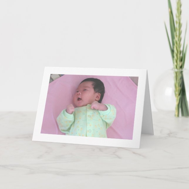 Cartão baby card (Frente)