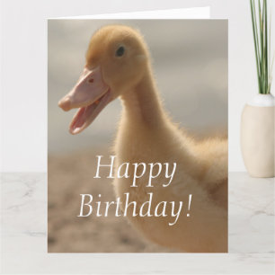 Cartão Baby Duck Birthday Big Greeting Card