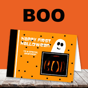 Cartão Baby First Halloween - Avô