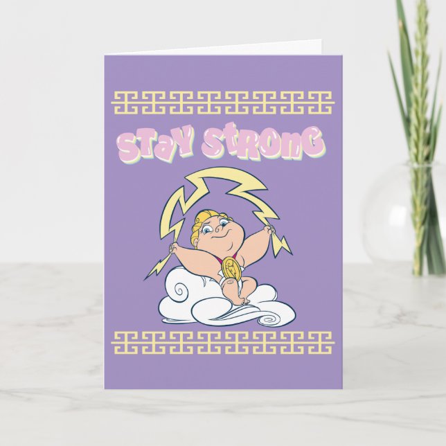 Cartão Baby Hercules - Stay Strong Card (Frente)