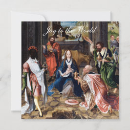 Cartão Baby Jesus with the Maji