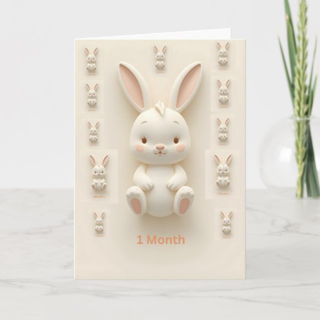 Cartão Baby Monthly Milestone Cards (Frente)