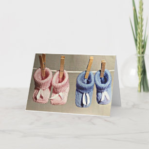 CARTÃO ***BABY ON THE WAY*** CONGRATS TO YOU BOTH