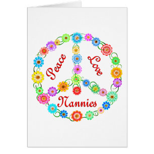 Cartão Baby-sitter do amor da paz