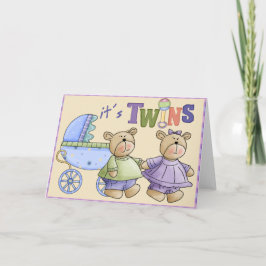 Cartão Baby Twins