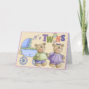 Cartão Baby Twins
