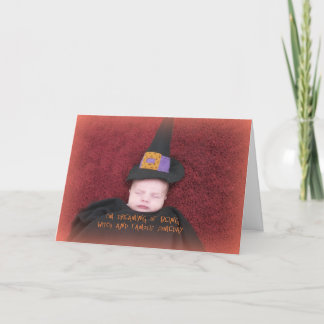 Cartão Baby's 1st Halloween Greeting Card