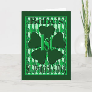 Cartão Baby's 1st St. Patrick's Day Card