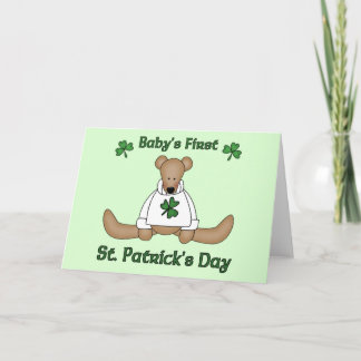 Cartão Baby's First St. Patrick's Day