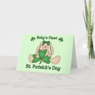 Cartão Baby's First St. Patrick's Day