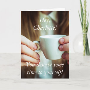 Cartão Babysitting do vale para as mães que