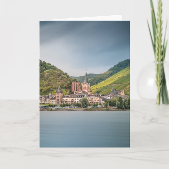 Cartão Bacharach am Rhein - Alemanha (Frente)