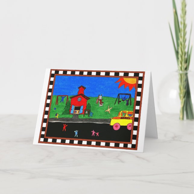 Cartão Back To School Classic Greeting Card (Frente)