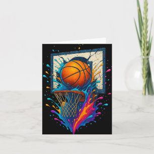 Cartão Backboar de Slam Dunk Splash Hoop de Basquete Colo