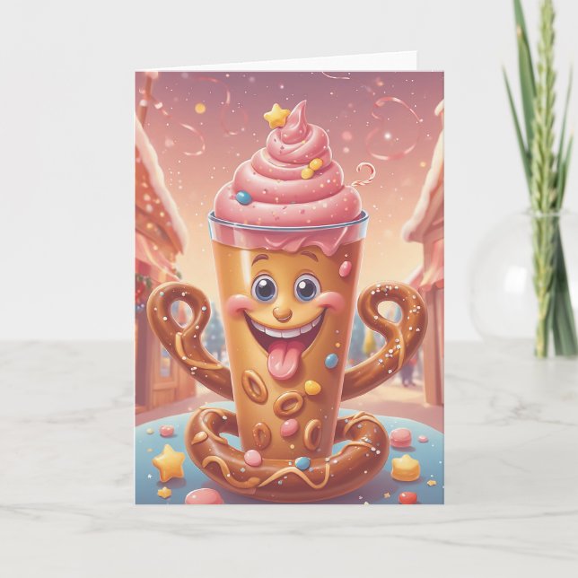 Cartão Backen Birthday Celebration (Frente)