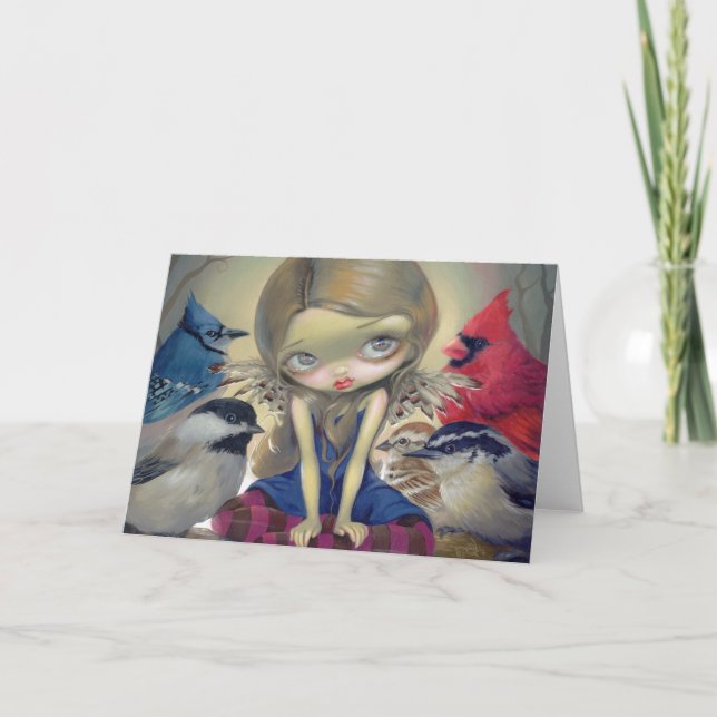 Cartão "Backyard Birds" Greeting Card (Frente)
