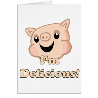 Cartão Bacon saboroso