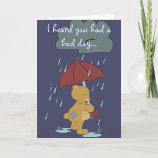 Cartão Bad Day Bear Card