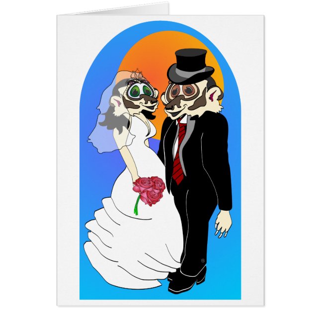 Cartão Badger Wedding (Frente)