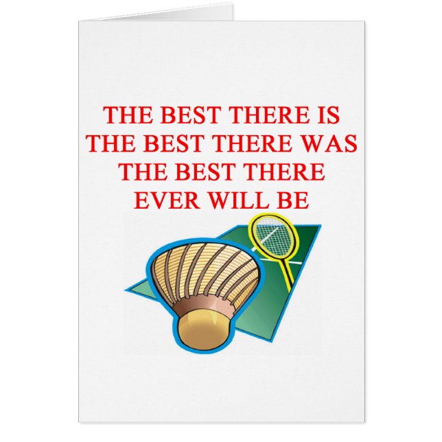 CARTÃO BADMINTON (Frente)