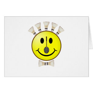 Cartão Badminton Bowtie