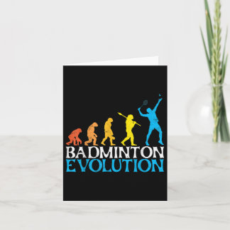Cartão Badminton Evolution Mackey Badminton Player Badmin