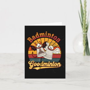 Cartão Badminton Goodminton Engraçado Humor Esportivo