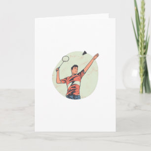 CARTÃO BADMINTON PLAYER