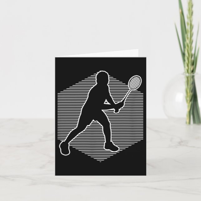 Cartão Badminton Squash Womens Shuttle Men (Frente)