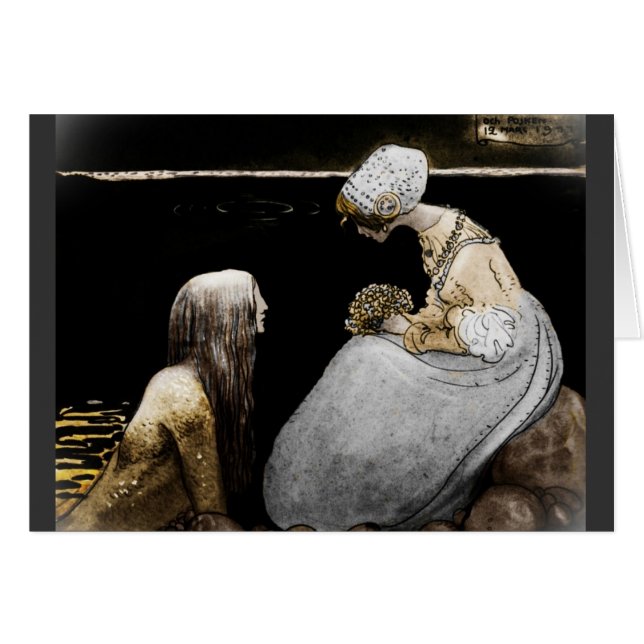 Cartão Bagneta e o rei do mar (Frente Horizontal)