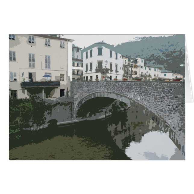 Cartão Bagni Di Lucca (Frente horizontal)