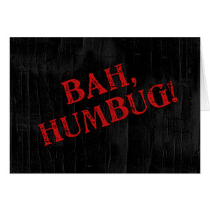 Cartão Bah Humbug