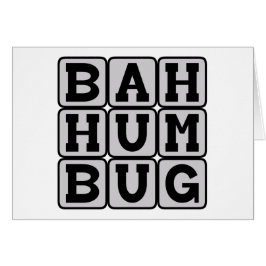 Cartão Bah Humbug, Sentimento Anti-Natal