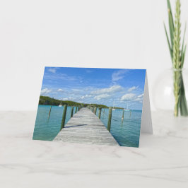 Cartão Bahamas - Cais de Pesca, Ilha Abaco Excelente