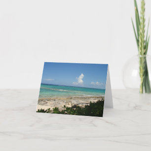 Cartão Bahamas Cay note card, blank
