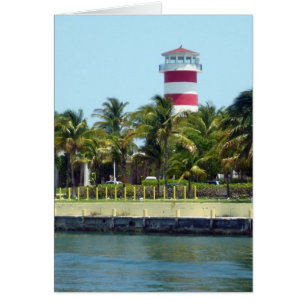 Cartão Bahamas de casas-claras