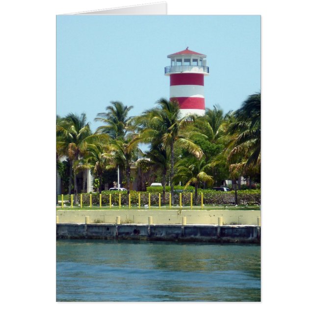 Cartão bahamas de casas leves (Frente)